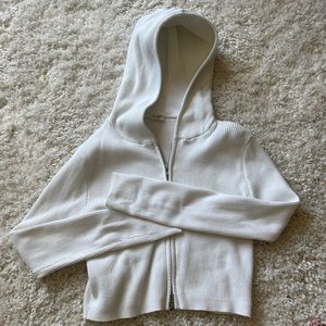 Brandy Melville Cropped Zip Up